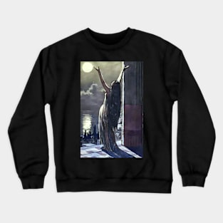 Worshipping the Moon Goddess Crewneck Sweatshirt